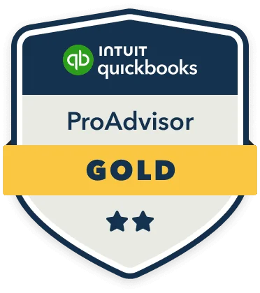 QuickBooks ProAdvisor Gold Tier certification badge